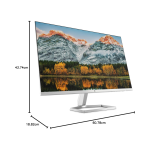 Ecran PC HP M27fwa 27" Full HD Blanc et argent