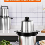 Hachoir à viande électrique à double vitesse 6L King Style - T DLG0