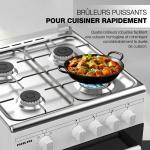 Cuisiniere à gaz 4 feux Nikai - U2110N5FS