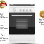 Cuisiniere à gaz 4 feux Nikai - U2110N5FS
