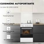 Cuisiniere à gaz 4 feux Nikai - U2110N5FS