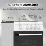 Cuisiniere à gaz 4 feux Nikai - U2110N5FS